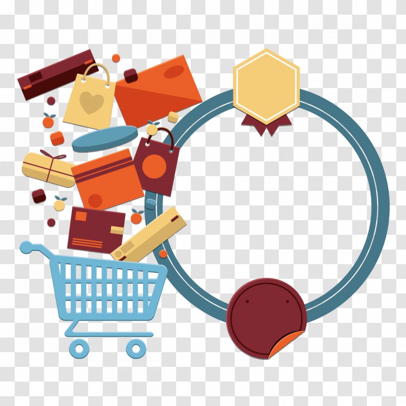 Online Shopping Sales Flea Market - Vendor - Creative Cart Transparent PNG