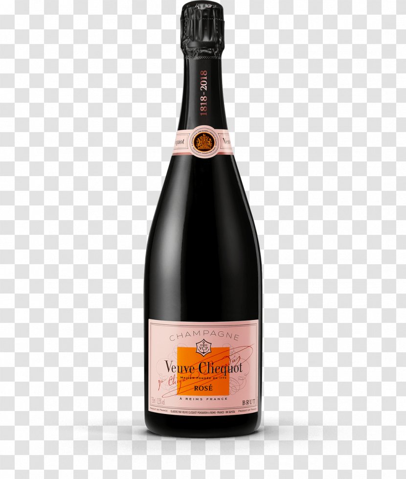 Rosé Champagne Sparkling Wine Veuve Clicquot - Rose Transparent PNG