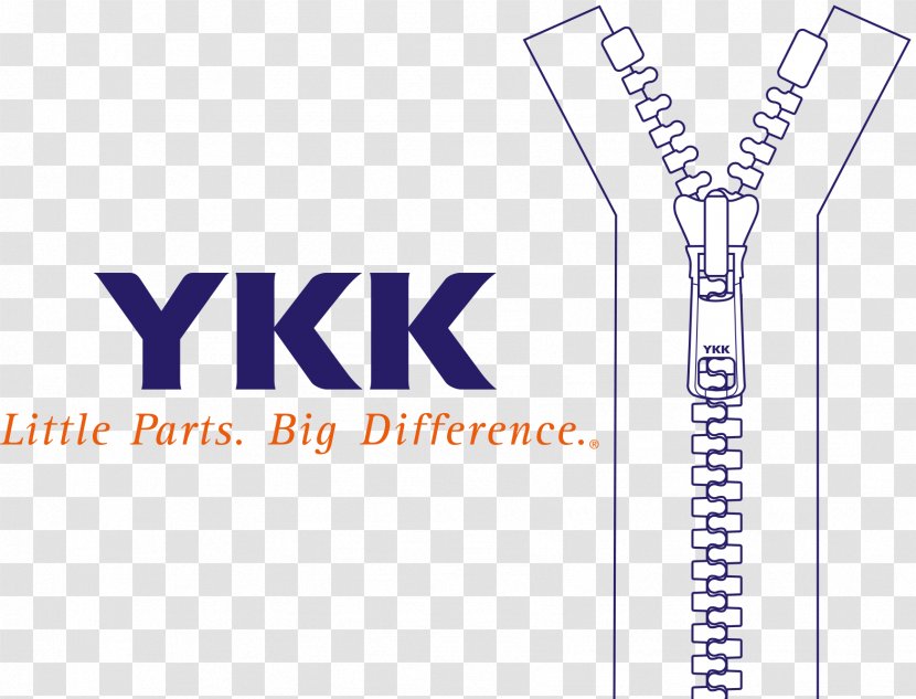 YKK Textile Business Manufacturing Zipper - Polyester Transparent PNG
