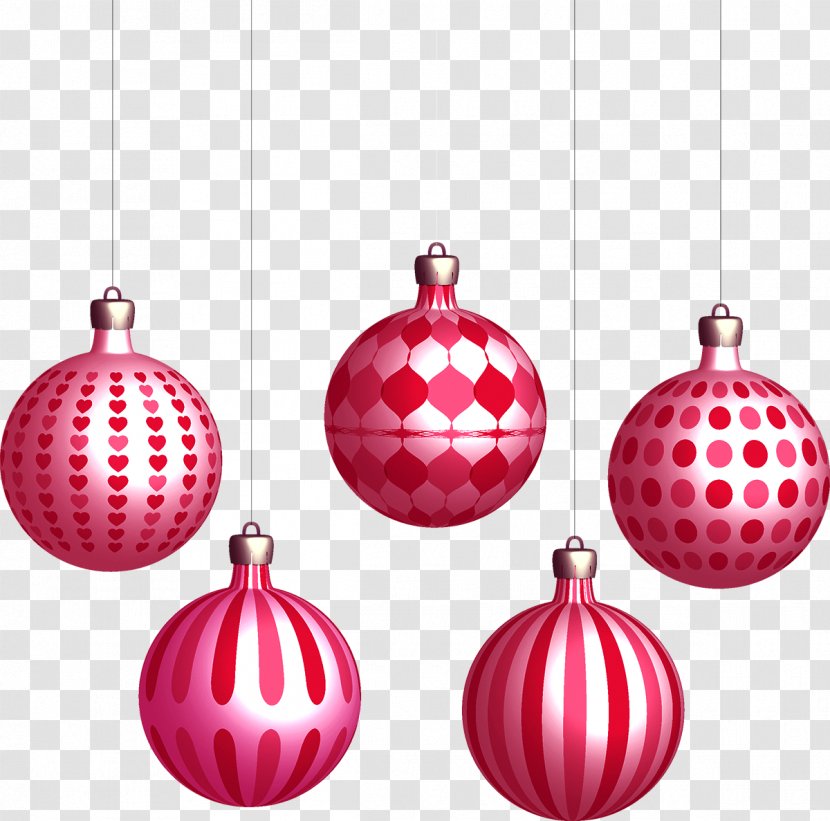 Christmas Ornament Decoration Clip Art - Balls Transparent PNG