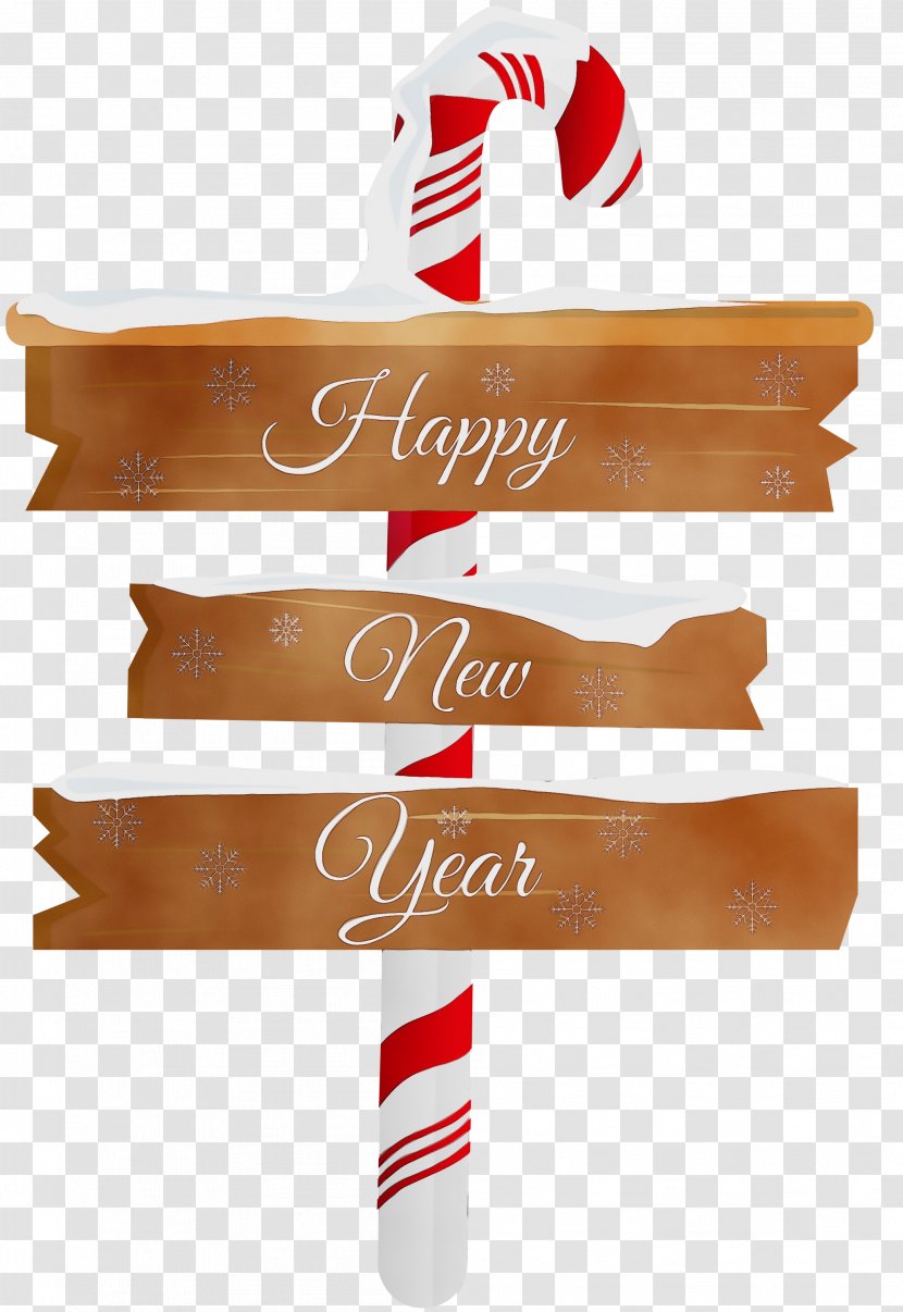 Christmas And New Year Background - Paint - Food Holiday Transparent PNG