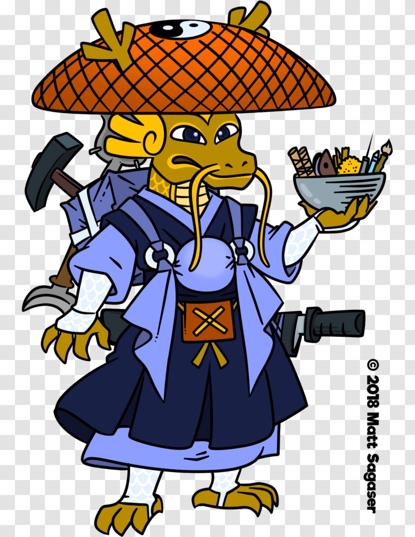 Ninja Cartoon - Drawing - Daimyo Samurai Transparent PNG