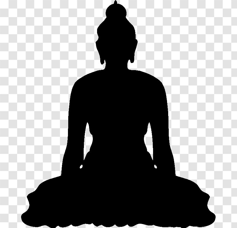 Yoga Cartoon - Standing - Statue Blackandwhite Transparent PNG