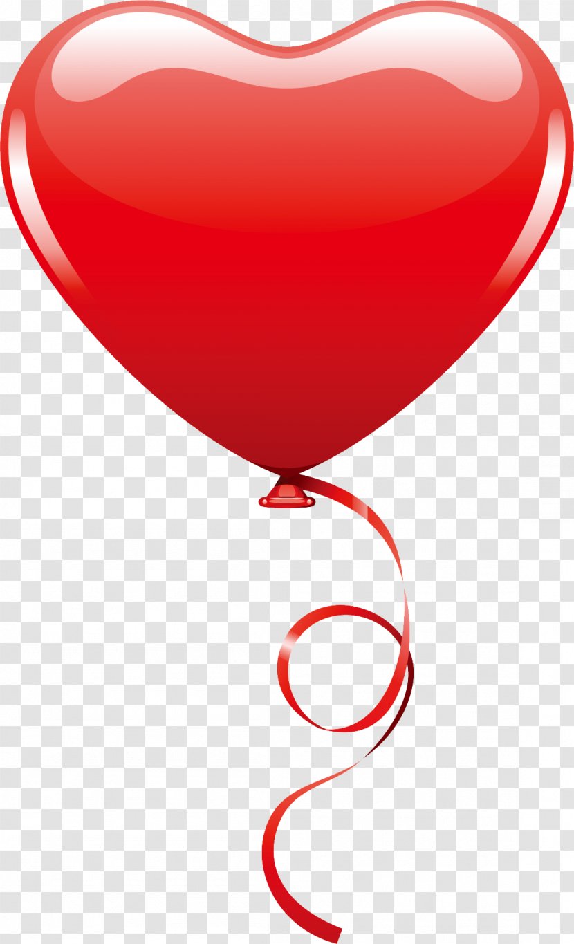 Hot Air Balloon Heart Clip Art - Silhouette Transparent PNG