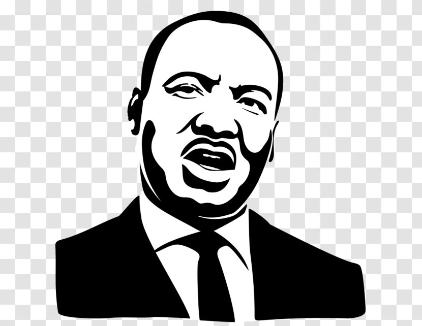 Martin Luther King Jr. Day I Have A Dream Clip Art - Stencil - Man Transparent PNG