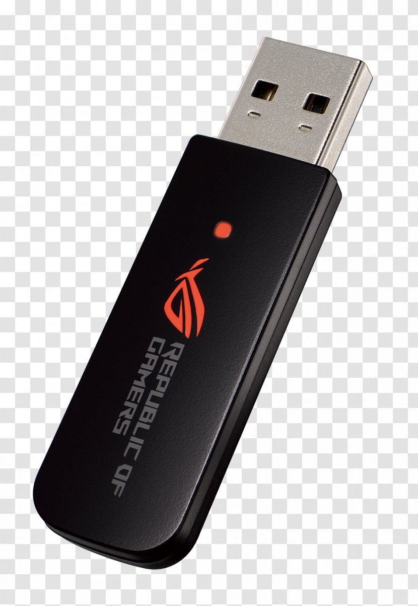 USB Flash Drives Xbox 360 Wireless Headset ASUS ROG Strix - Computer Component - Headphones Transparent PNG