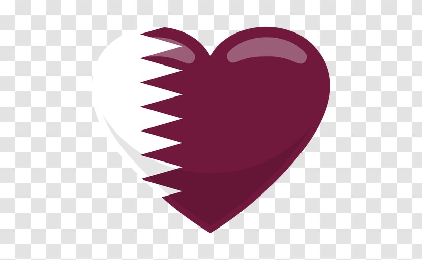 Flag Of Qatar Image - Cartoon Transparent PNG