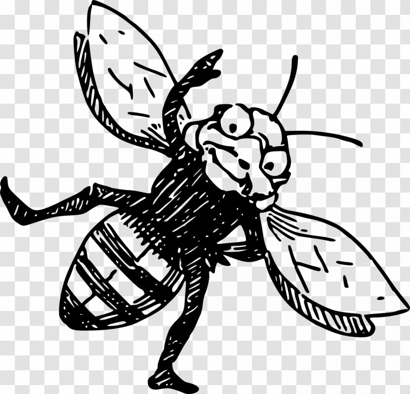Book Cartoon - Coloring - Carpenter Bee Transparent PNG