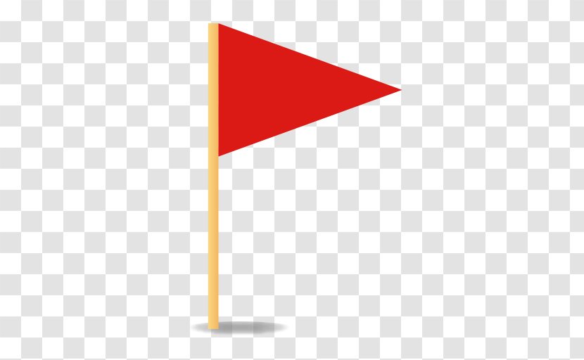 Triangle Rectangle Red - Flag - Triangular Transparent PNG