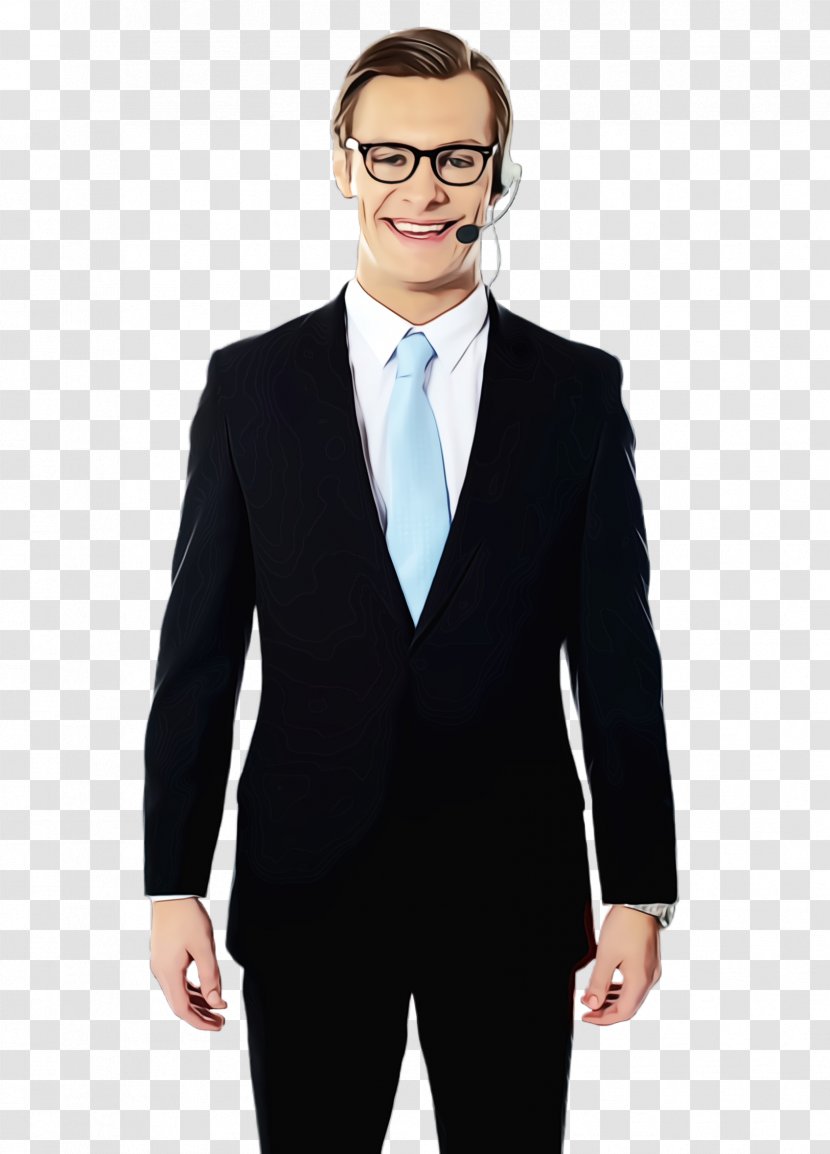 Suit Clothing Formal Wear Tuxedo Gentleman - Outerwear - Standing Blazer Transparent PNG