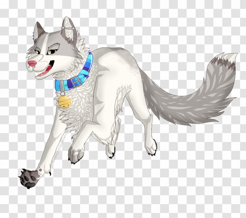 Cat Dog Paw Cartoon - Gray Wolf Transparent PNG