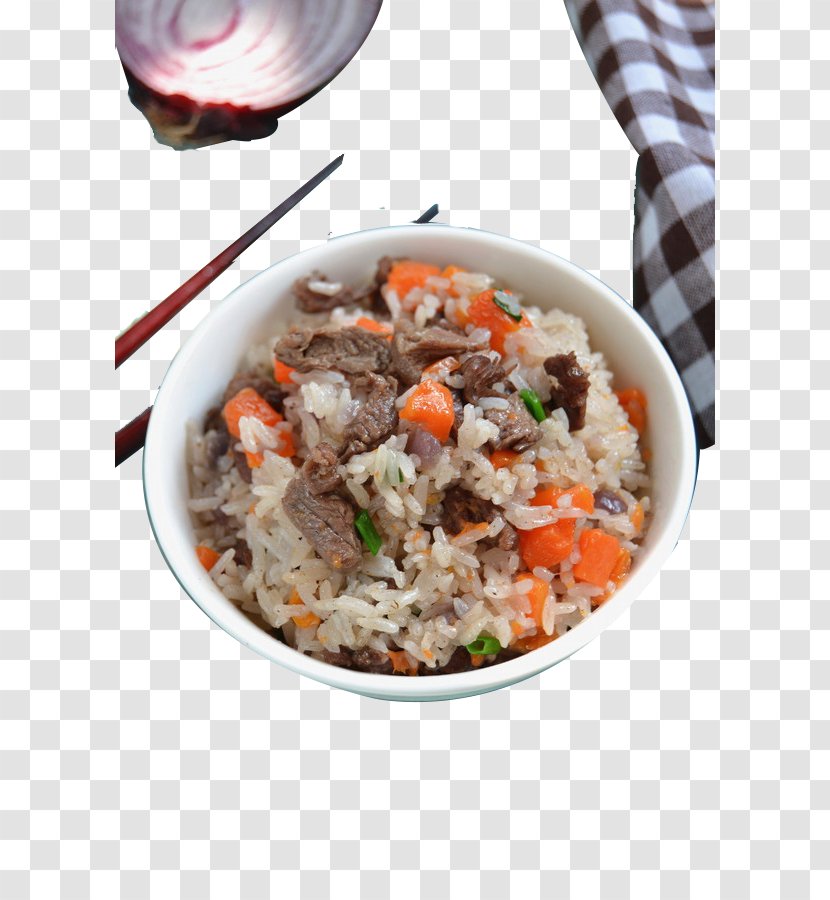 Fried Rice Takikomi Gohan Pilaf Meatloaf Egg Roll - Lamb & Transparent PNG