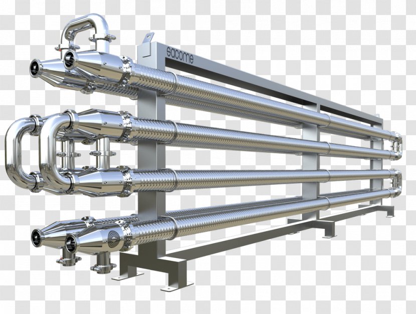 Plate Heat Exchanger Pipe Logarithmic Mean Temperature Difference - Steel Transparent PNG