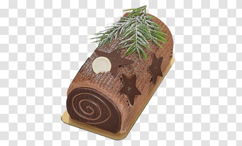 Yule Log - Chocolate - Confiserie Honold Transparent PNG