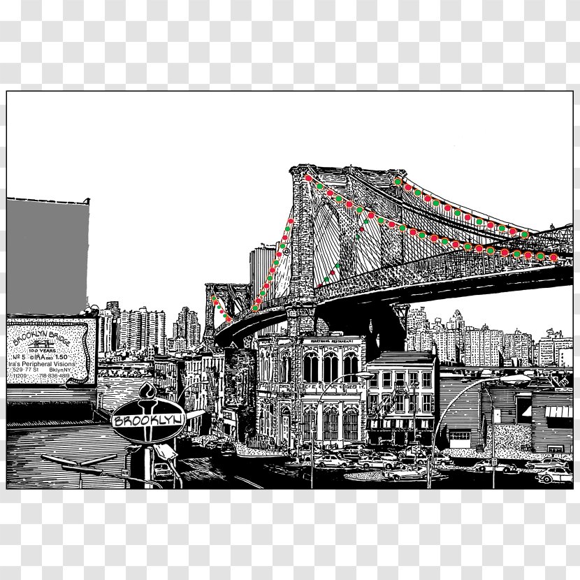 NBA Brooklyn Bridge Ira's Peripheral Visions Business - New York City - Nba Transparent PNG