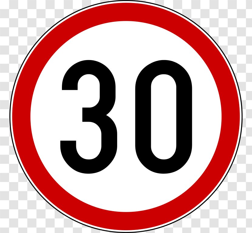 Traffic Sign Speed Limit Road Signs In The United Kingdom - Brand - Regulations Transparent PNG