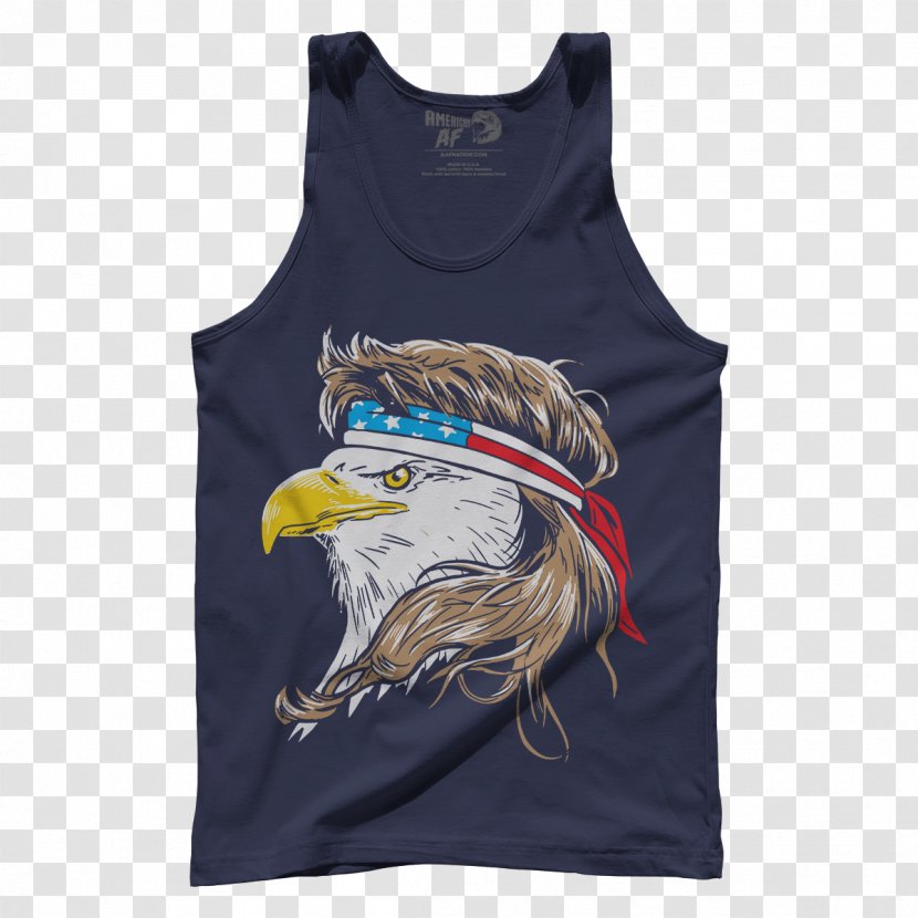 Bald Eagle T-shirt United States American Outfitters - Neck Transparent PNG