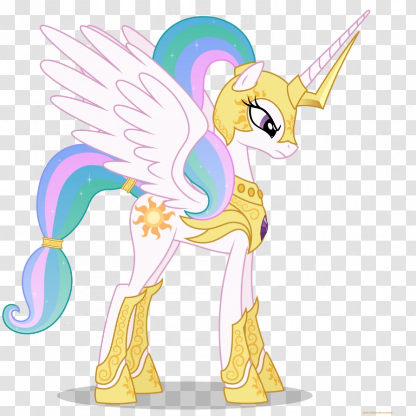 Pony Princess Celestia Luna Winged Unicorn Horse - Wing Transparent PNG