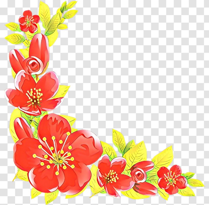 Floral Flower Background - Bouquet - Wildflower Pedicel Transparent PNG