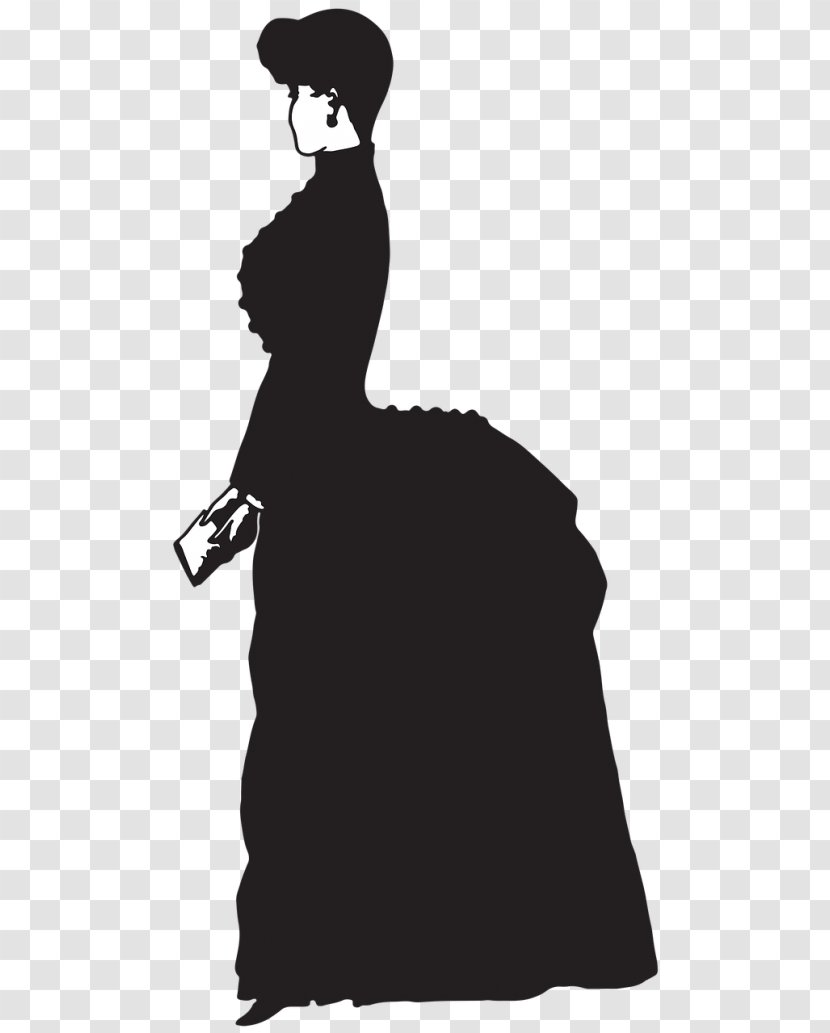 Woman Cartoon - Silhouette - Dress Lady Transparent PNG