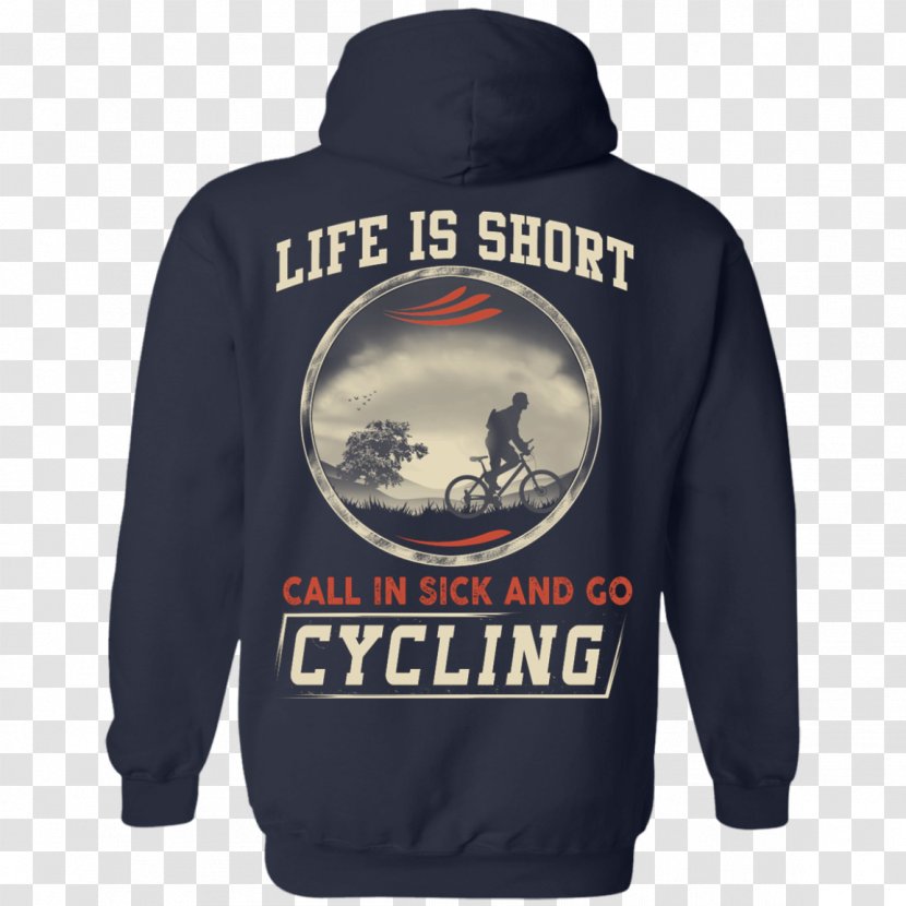 Hoodie T-shirt Clothing Sweater - Top - Exhausted Cyclist Transparent PNG