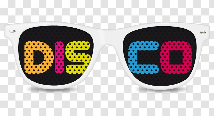 Sunglasses D.I.S.C.O. Goggles Eyewear - Glasses - Discoteca Transparent PNG