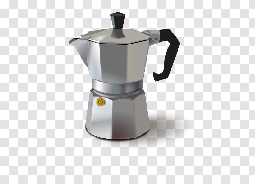 Coffee Espresso Cappuccino Moka Pot Italian Cuisine - Maker Images Transparent PNG