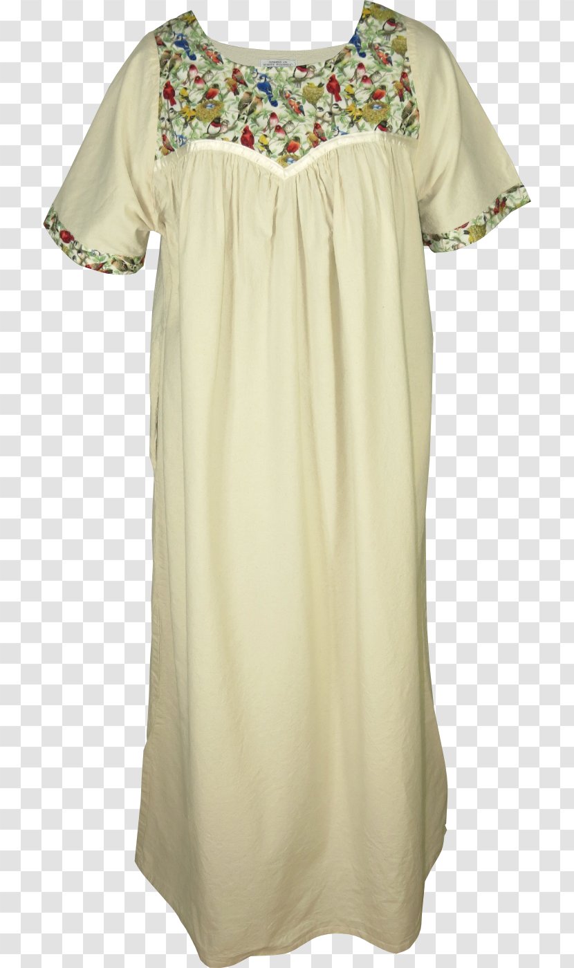 Blouse Sleeve Shoulder Dress Textile - Cotton Nightgowns Transparent PNG