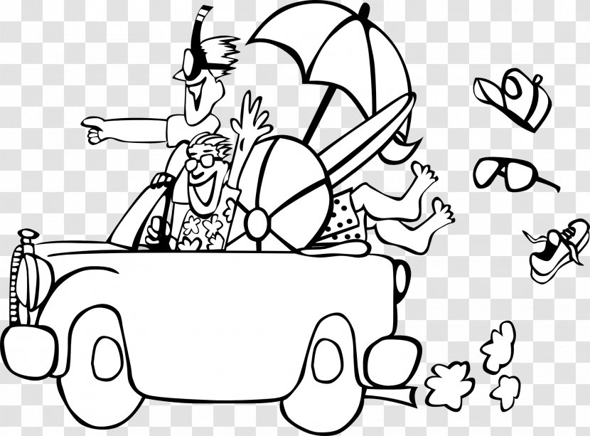 Road Trip Vacation Field Clip Art - Cartoon - Hq Cliparts Transparent PNG