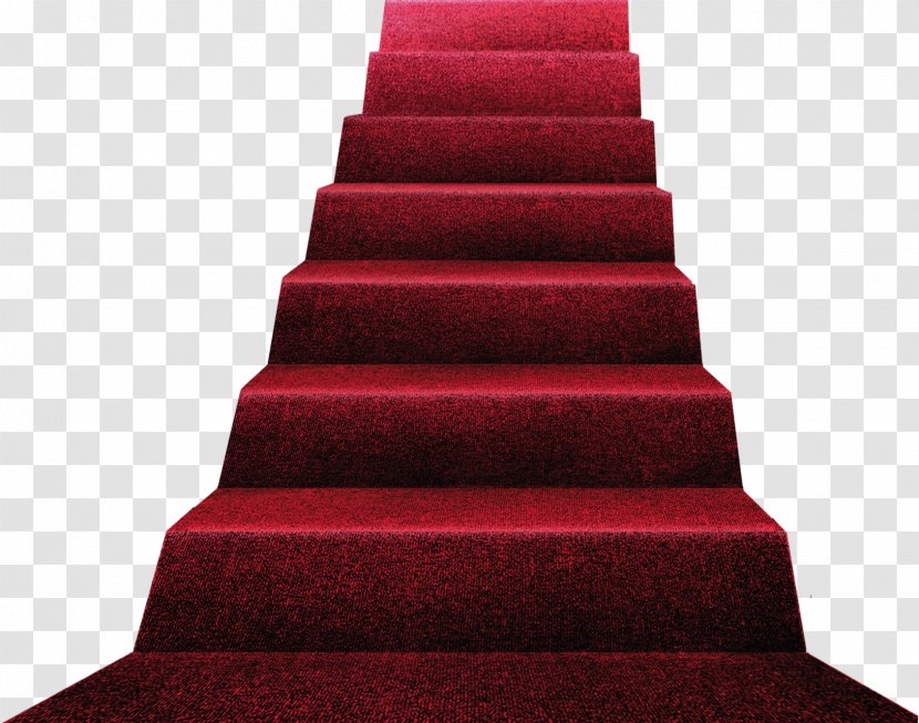 Stair Carpet Red - Gorgeous Stairs Creatives Transparent PNG