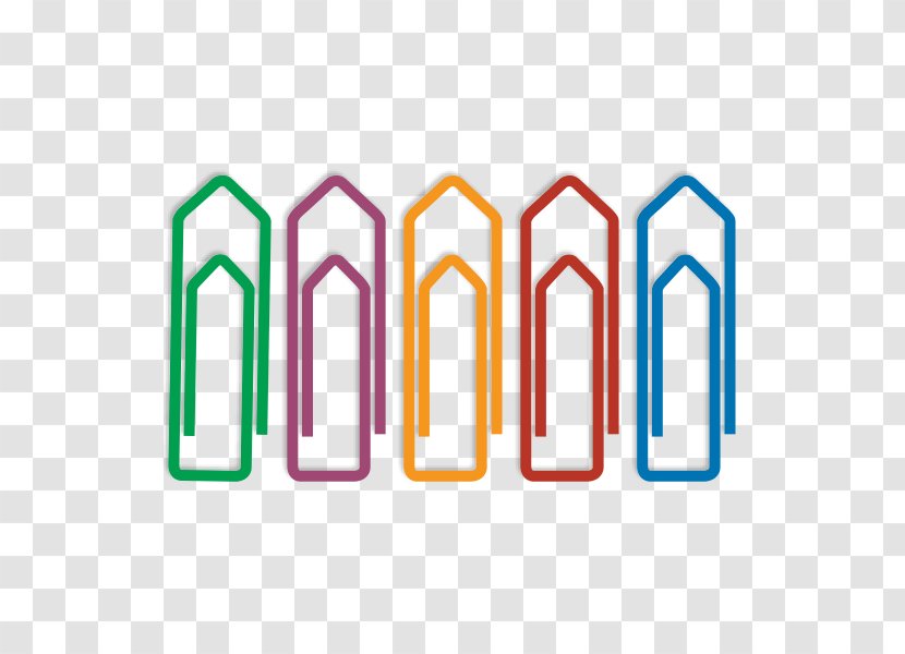 Paper Clip Maped Drawing Logo Art - Login - Trombones Transparent PNG