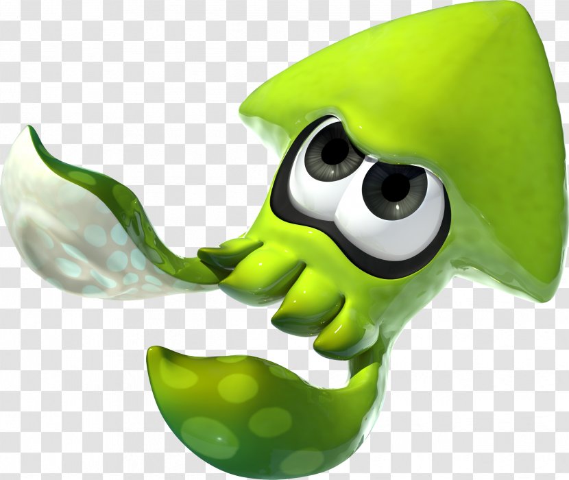 Splatoon 2 Squid Green - Organism Transparent PNG