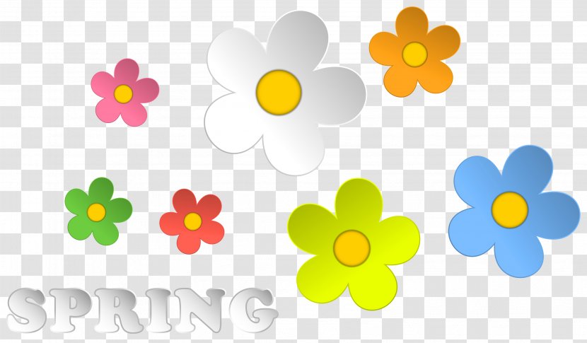 Flower Clip Art - Symmetry - Spring And Flowers Decor Clipart Transparent PNG