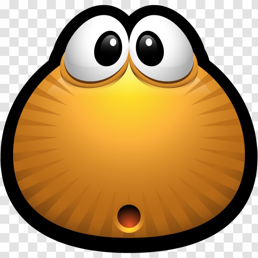 Smiley Yellow Beak Clip Art - Avatar - Brown Monsters 04 Transparent PNG