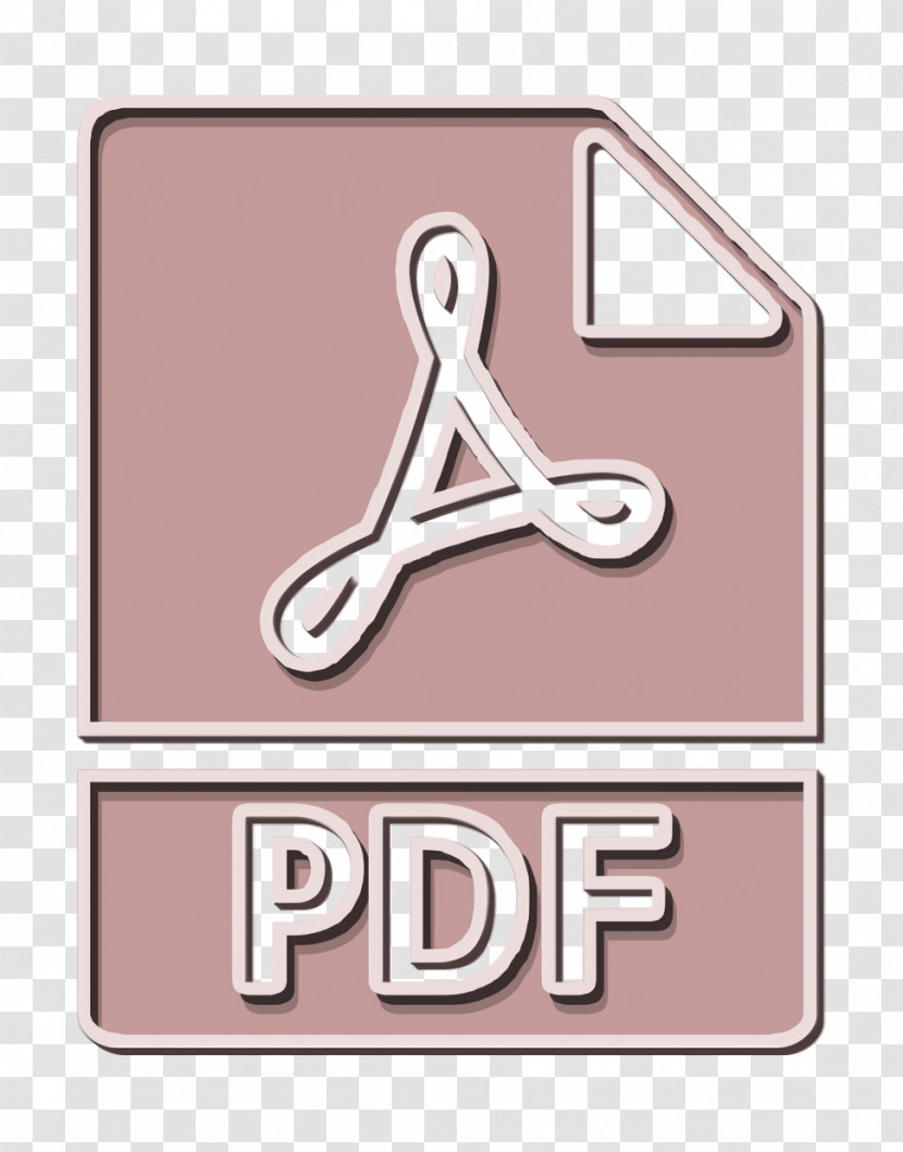 Pdf Icon File Type Set Icon Transparent PNG