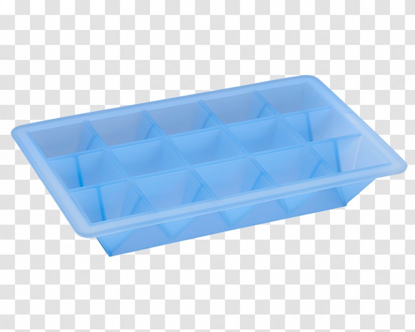 Ice Cube Pyramid Silicone - Plastic - Blue Cubes Transparent PNG