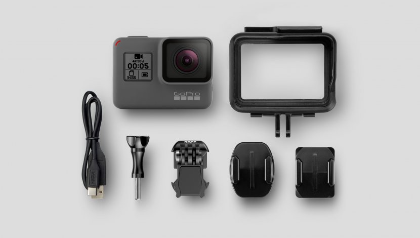 GoPro HERO5 Black Action Camera 4K Resolution - Lens - Gopro Cameras Transparent PNG