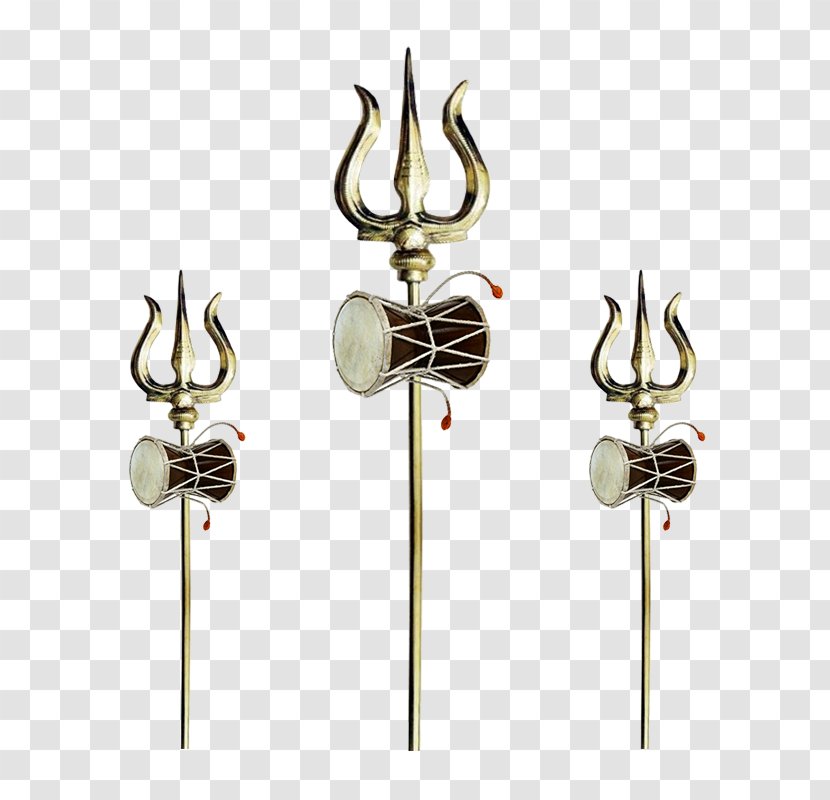 Metal Brown - Lord Shiva Tridents Trishulam Transparent PNG