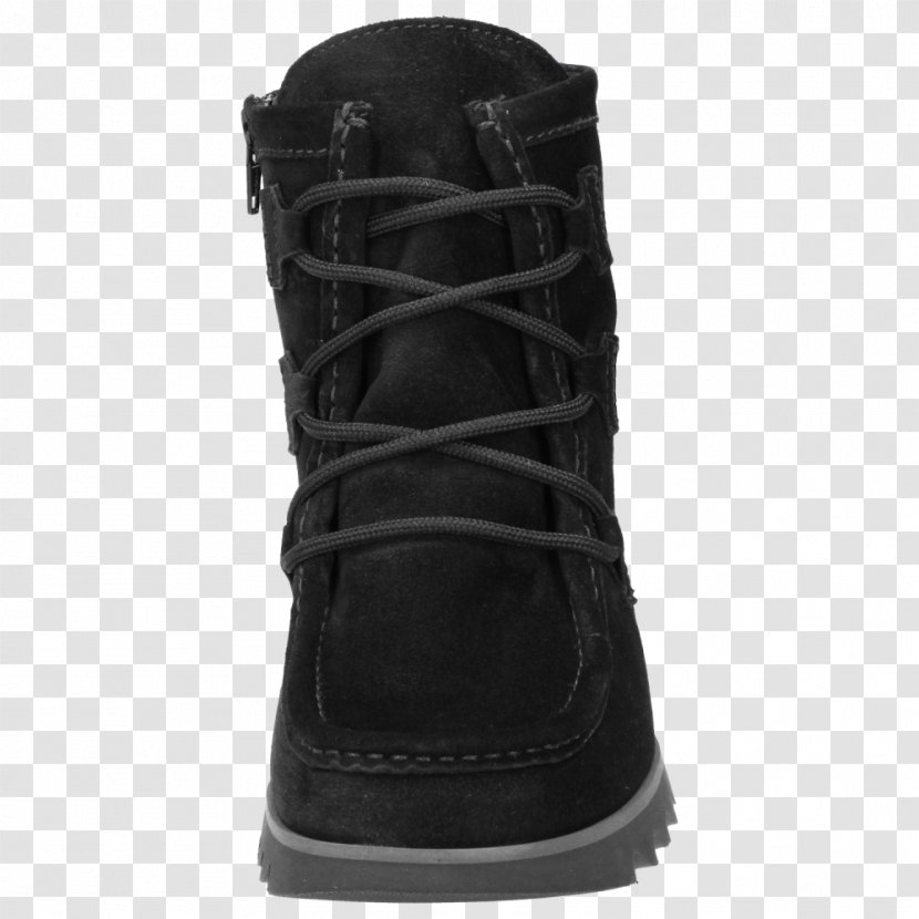 Snow Boot Shoe Suede Black Transparent PNG