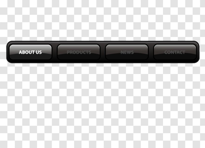 Space Bar Brand - Vector Black Menu Transparent PNG