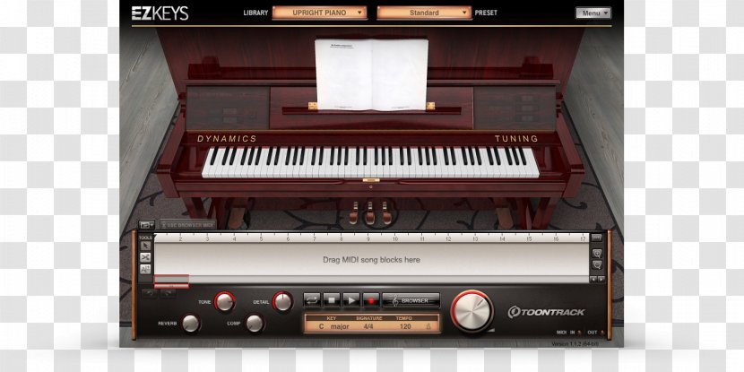 Digital Piano Electric Player Fortepiano Musical Keyboard - Tree Transparent PNG