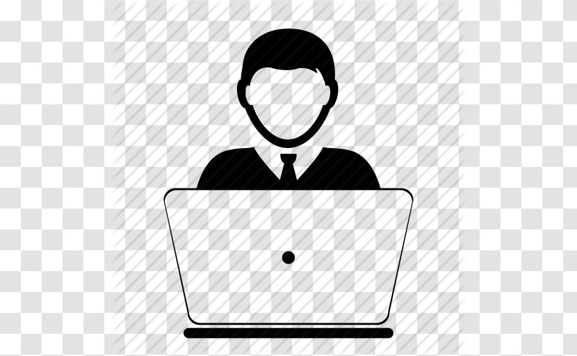 Laptop User Avatar - Technology - Library Computer Icon Transparent PNG