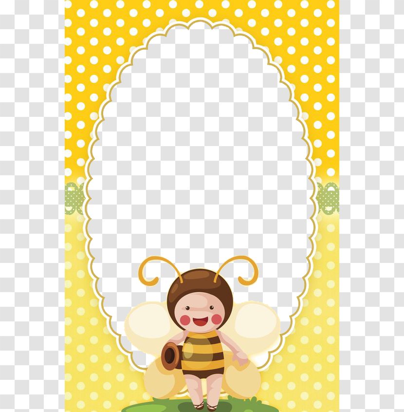 Beehive Paper Party Clip Art - Bee Border Transparent PNG