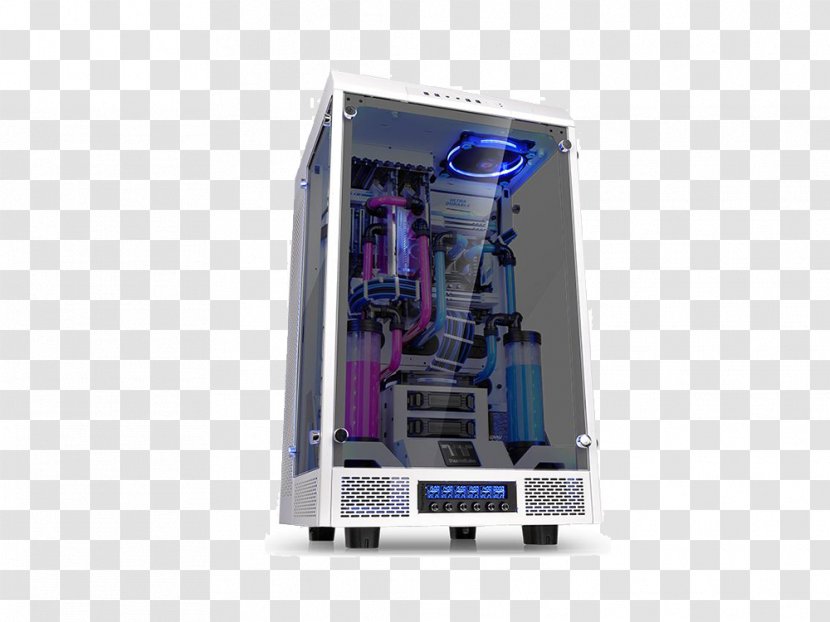 Computer Cases & Housings MicroATX Full Tower PC Casing Thermaltake The 900 Black Gaming - Glass Transparent PNG