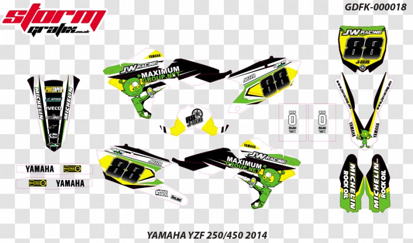 Yamaha Motor Company Movistar MotoGP Motorcycle YZ250F Motocross - Ski Binding Transparent PNG