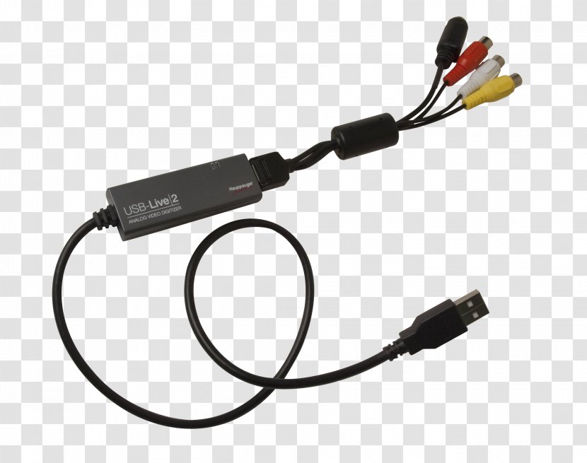 Hauppauge Digital Video Capture USB Analog Signal S-Video - Usb Cable Transparent PNG