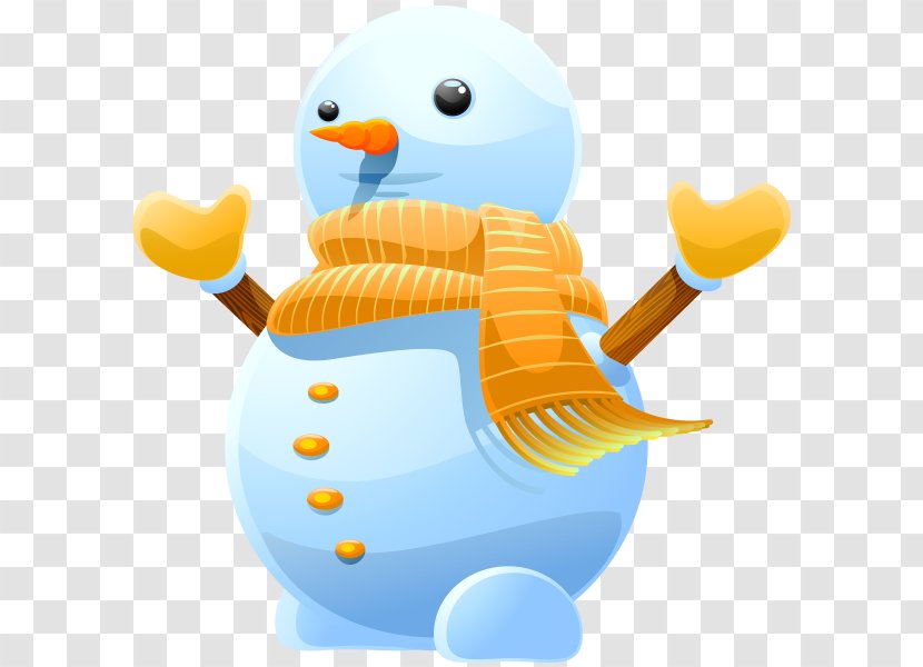 Clip Art - Beak - Snowman Transparent PNG