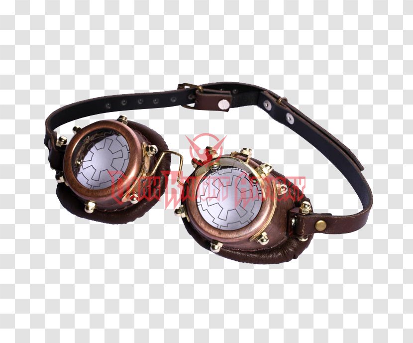 Steampunk Goggles Glasses Clothing Accessories Gothic Fashion - Strap - Gear Transparent PNG