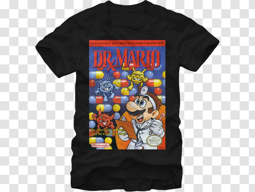 T-shirt Dr. Mario Super Bros. 3 Nintendo Entertainment System - Dr Transparent PNG