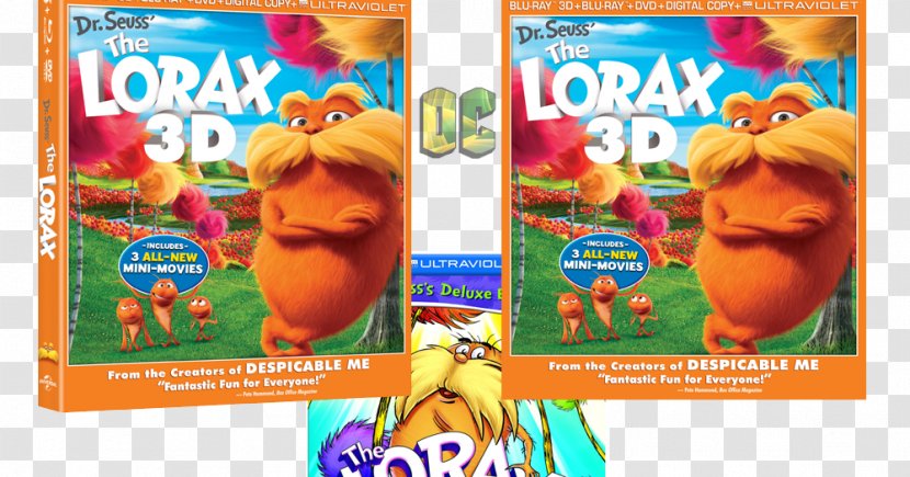 Film Poster Graphic Design - The Lorax Transparent PNG